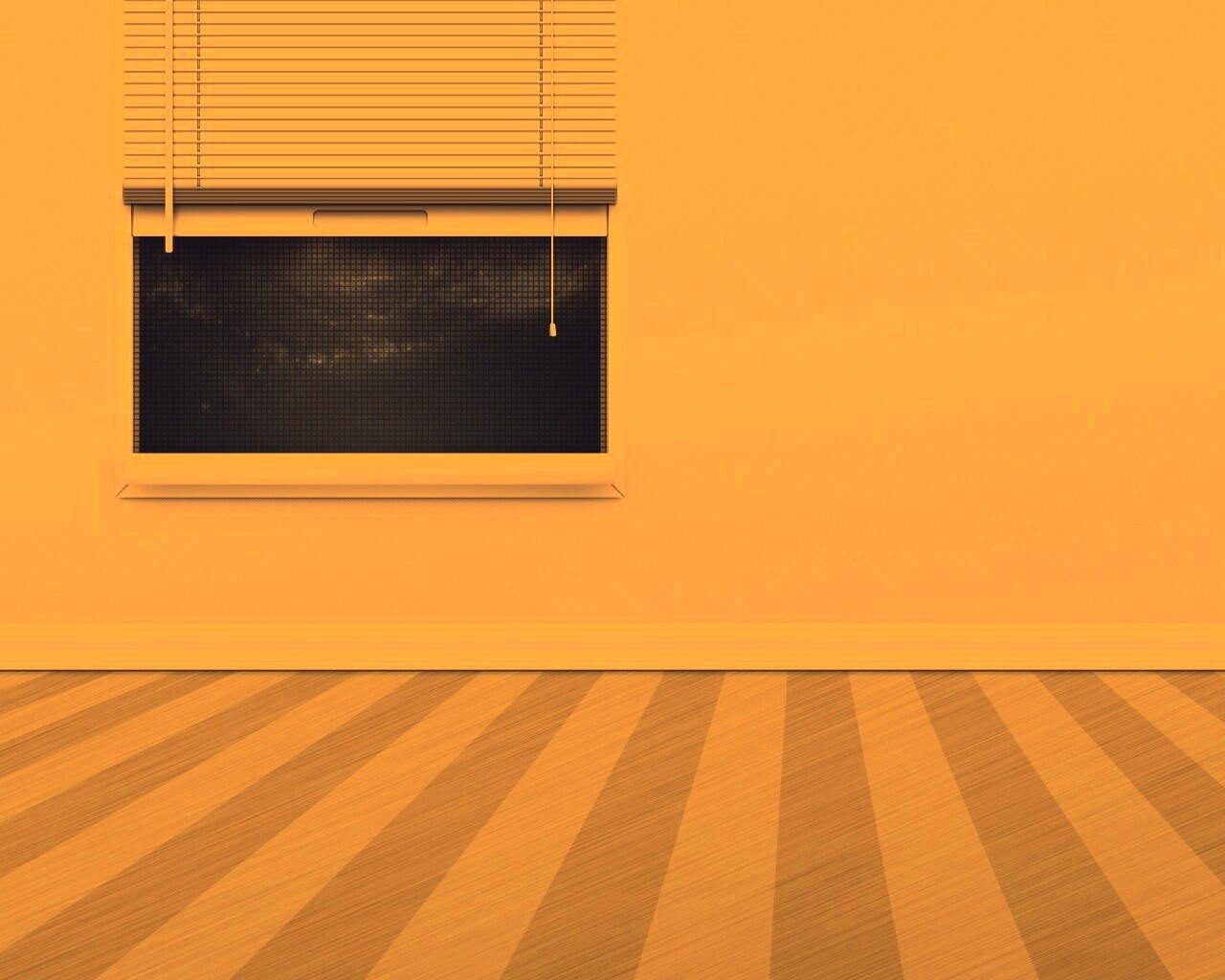 Полосатый пол и стечатое окно обои