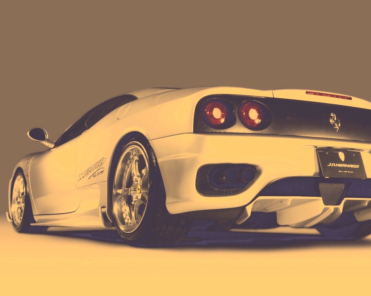 Металлик Феррари обои