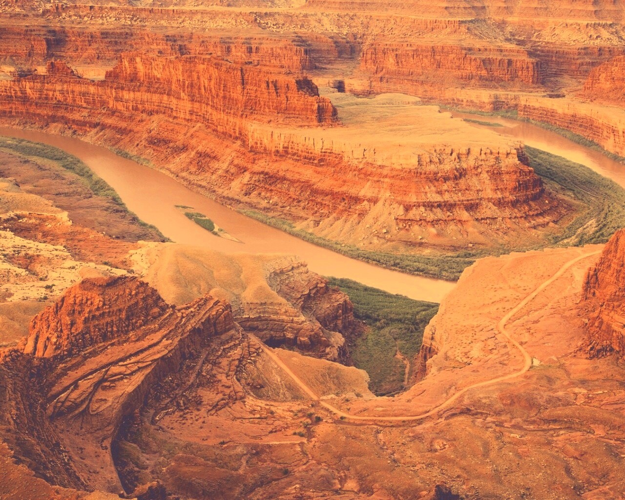 Красный каньон обои