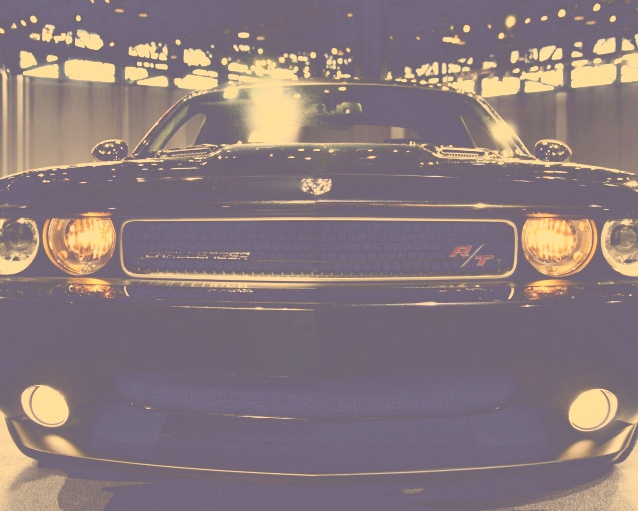 Фары Dodge Challender обои