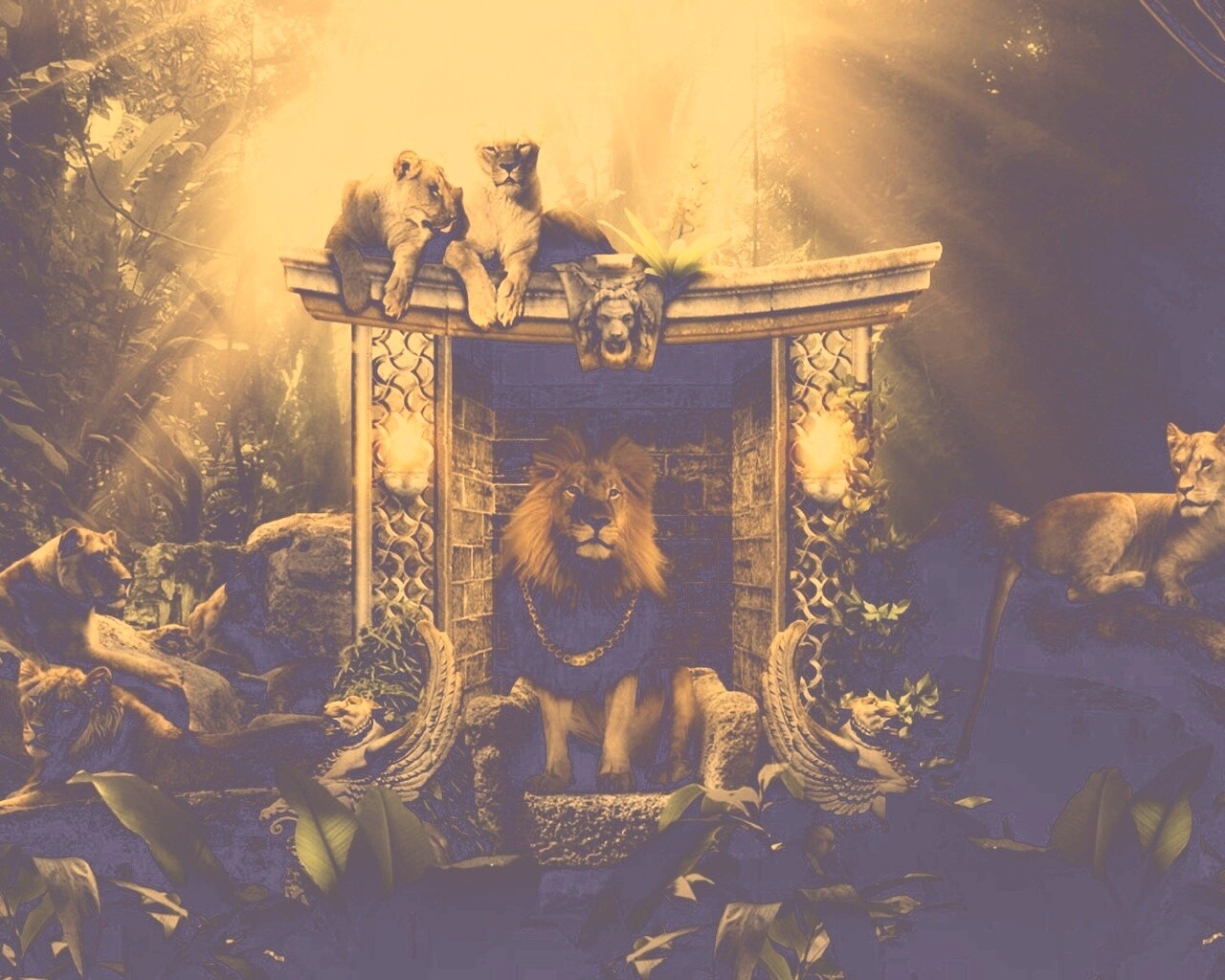 Царь зверей обои