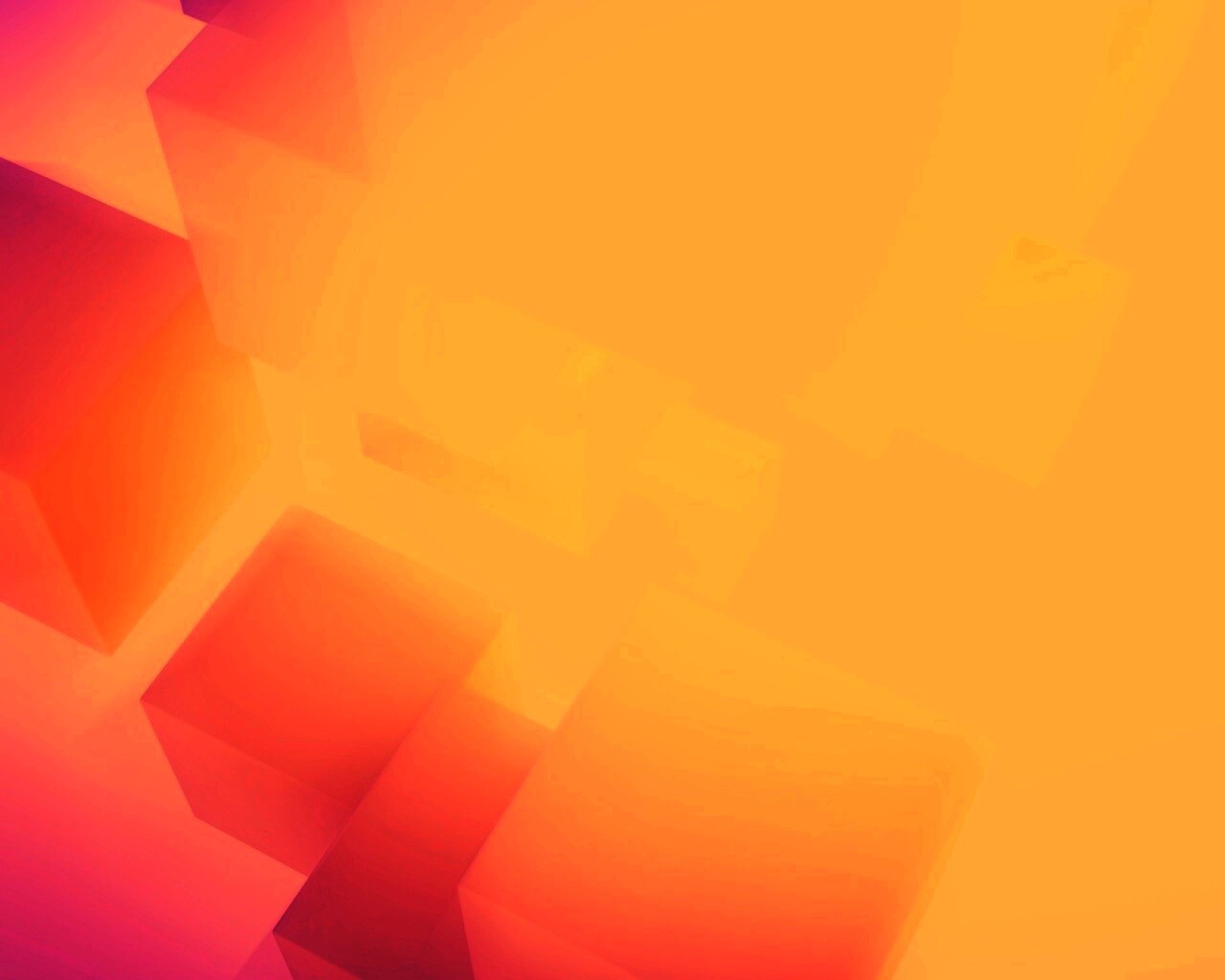 Розовые и желтые кубики обои