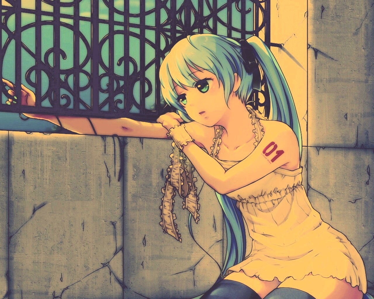 Девушка грустит обои