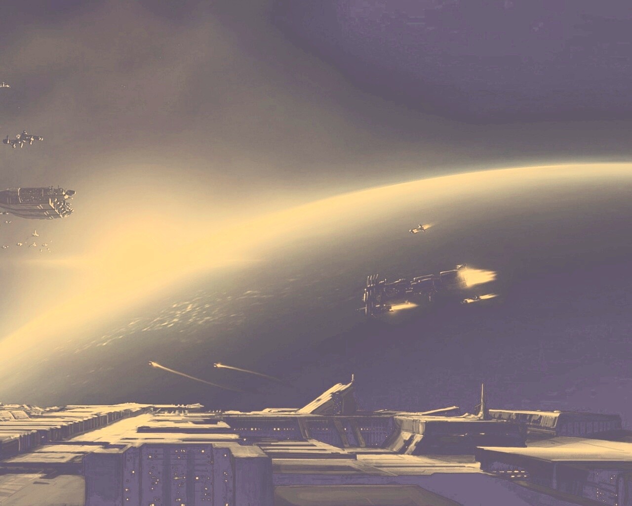 Космическая баталия обои