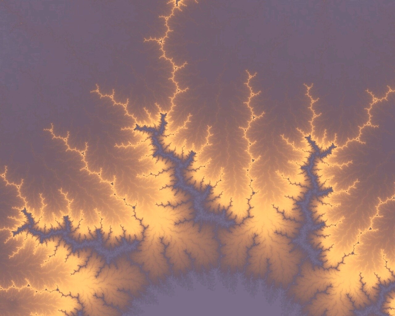 Огненные молнии обои