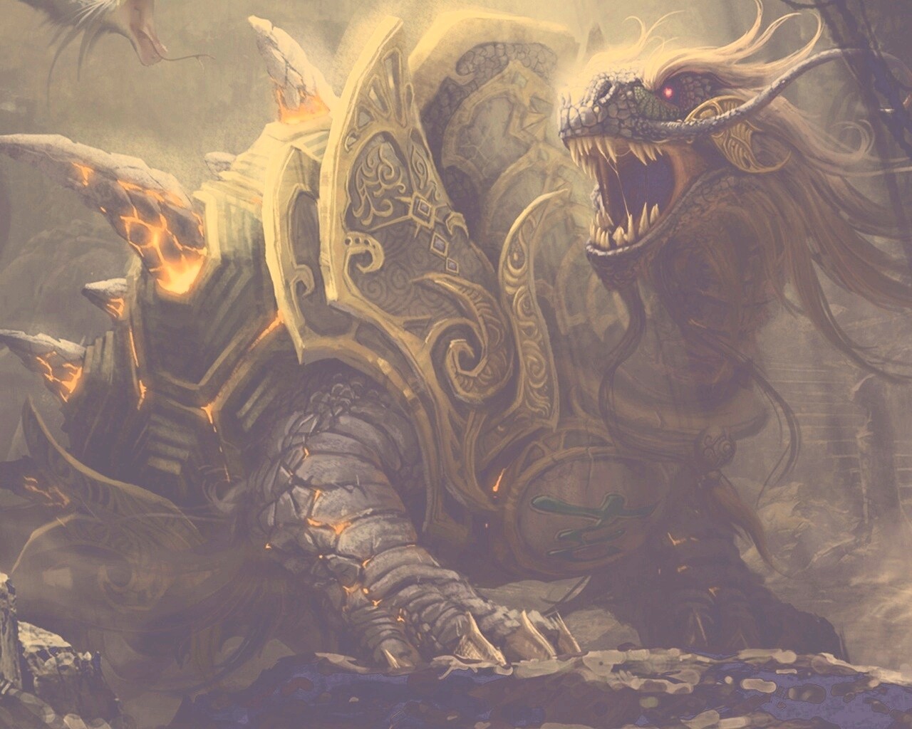 Драон-черепаха обои