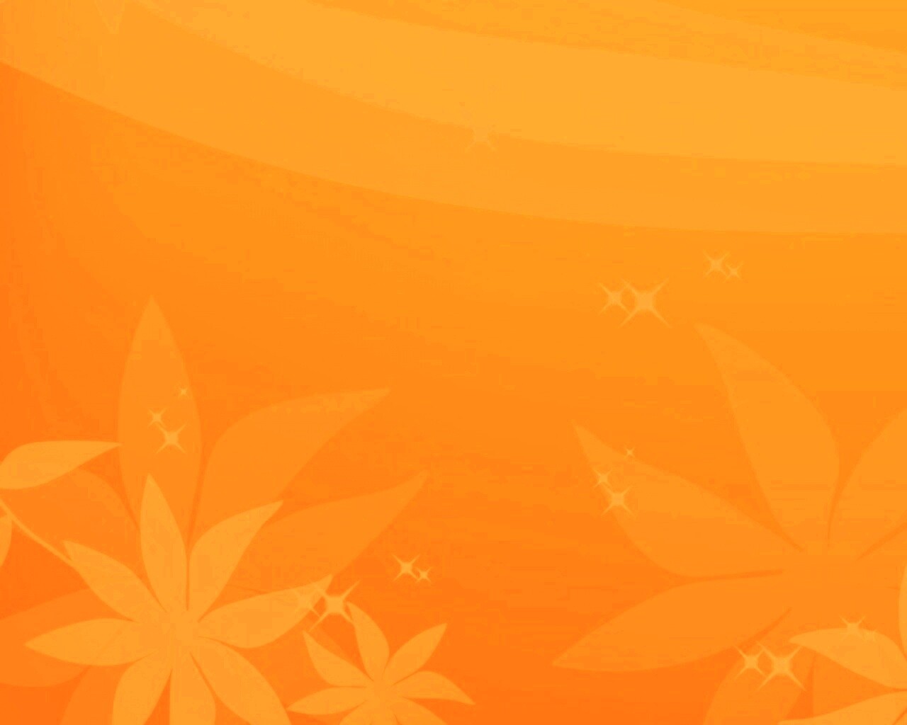 Оранжевый цветочный фон обои