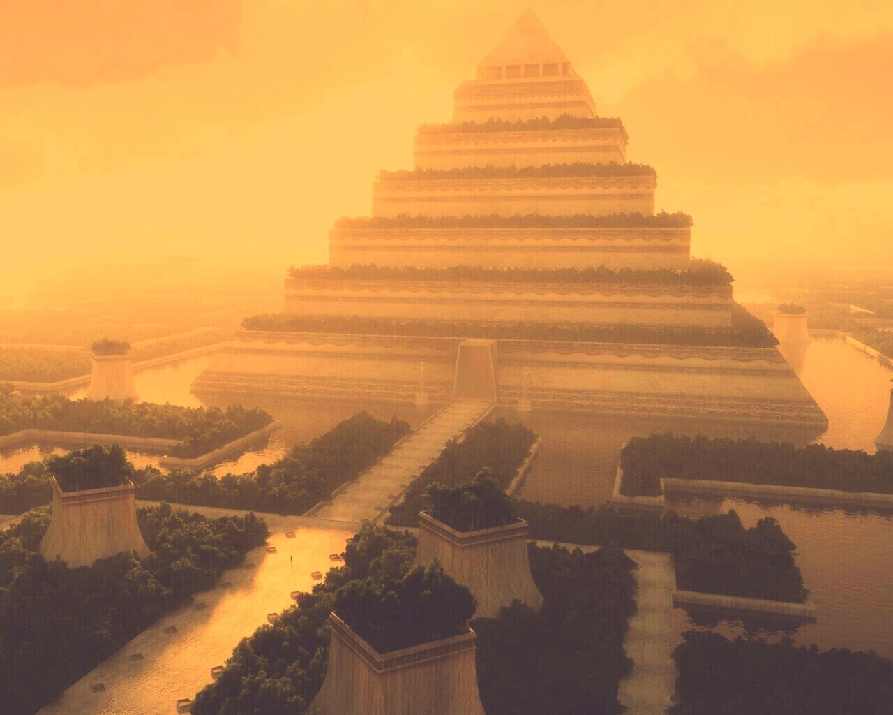 Пирамида обои