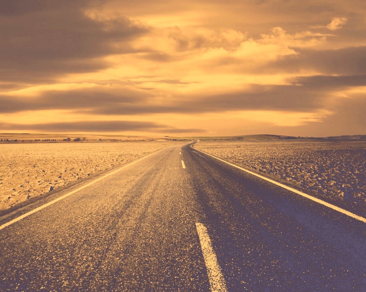 Дорого к горизонту обои