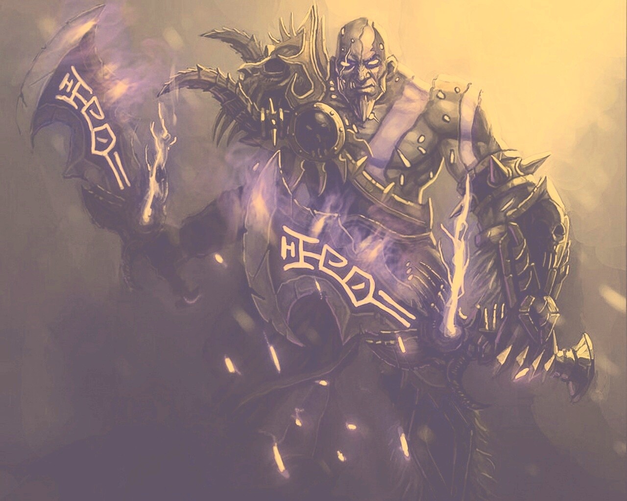 Андед с топорами обои