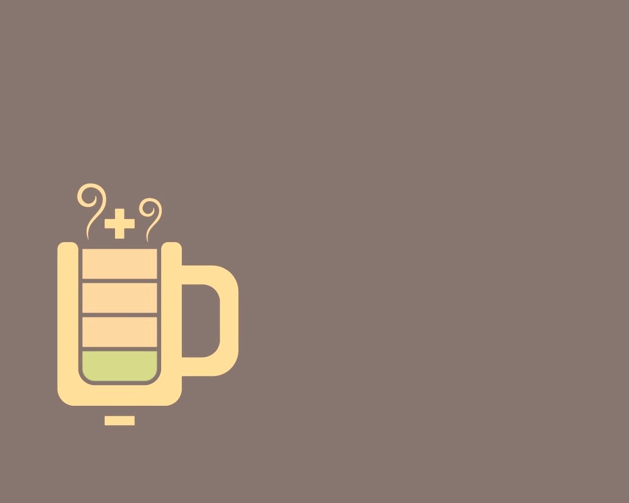 Зарядка от кофе обои