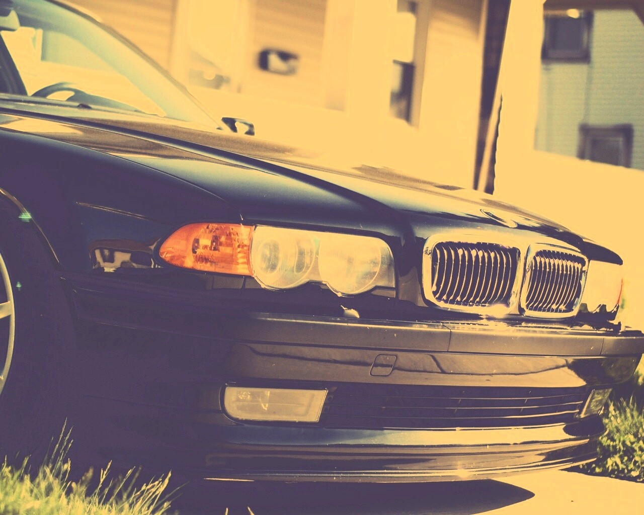 BMW e38 обои