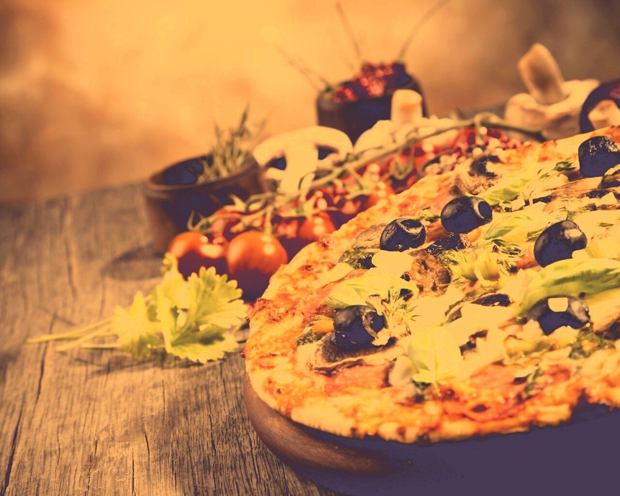 Аппетитная пицца обои