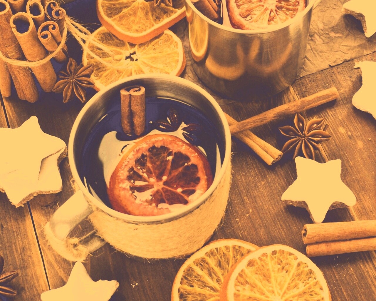 Уютный глинтвейн обои