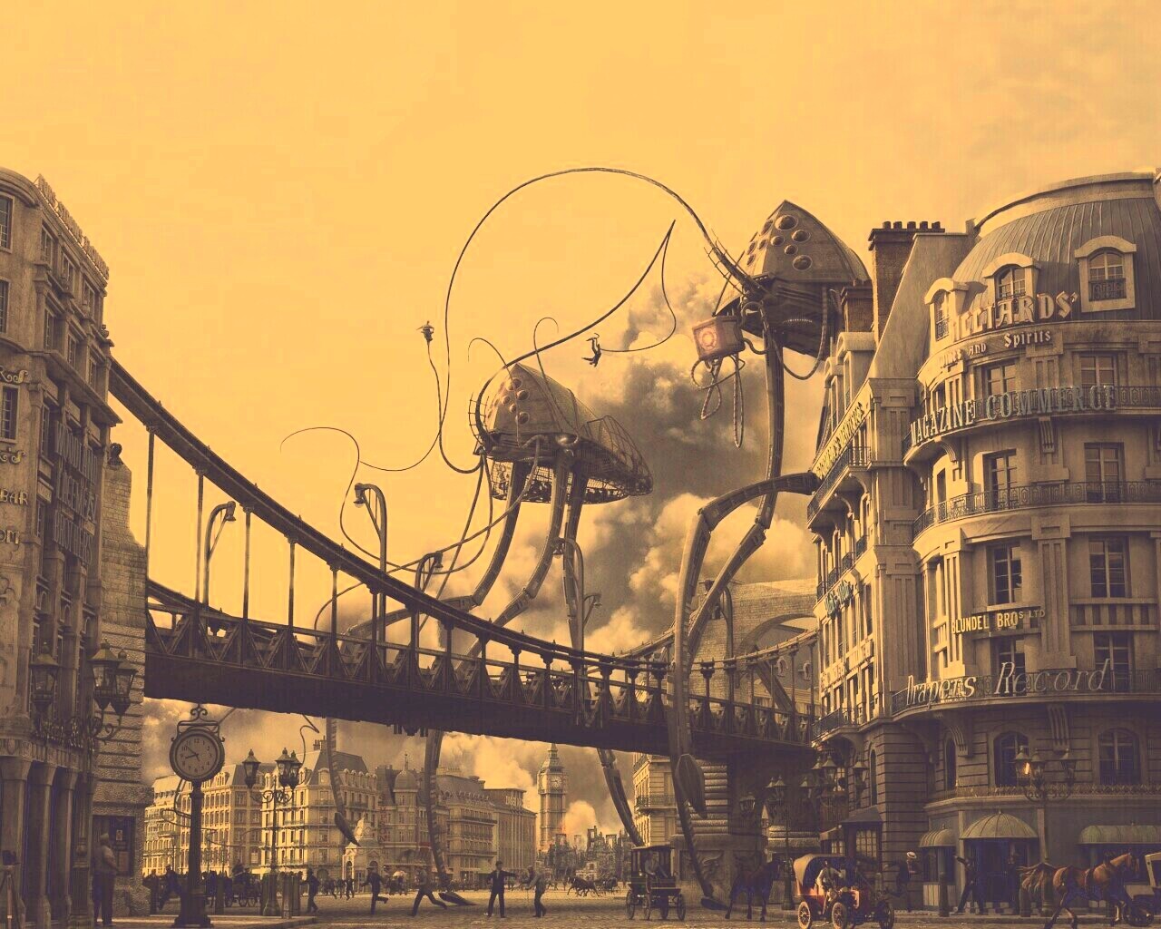 Война миров обои