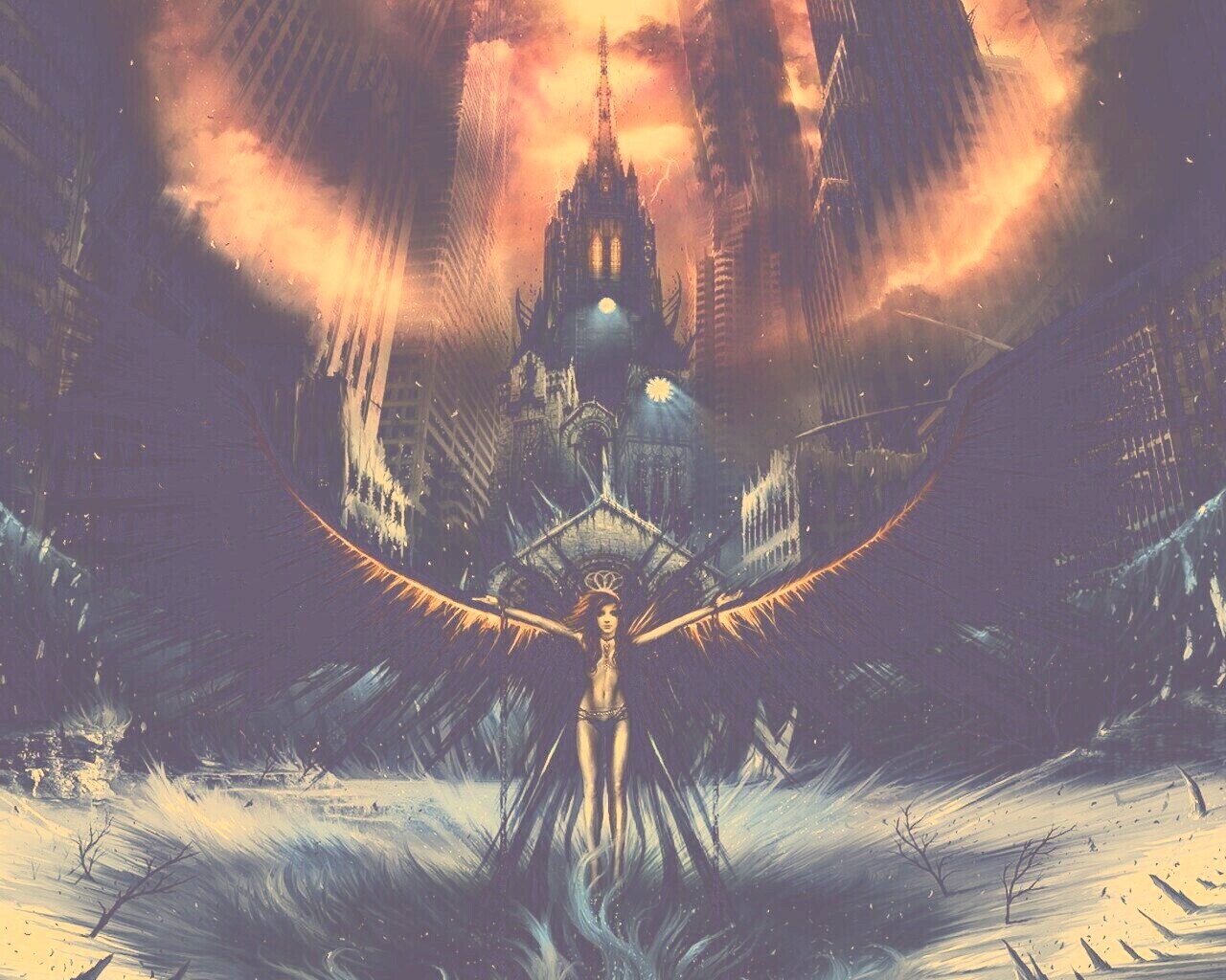 Тёмный ангел обои