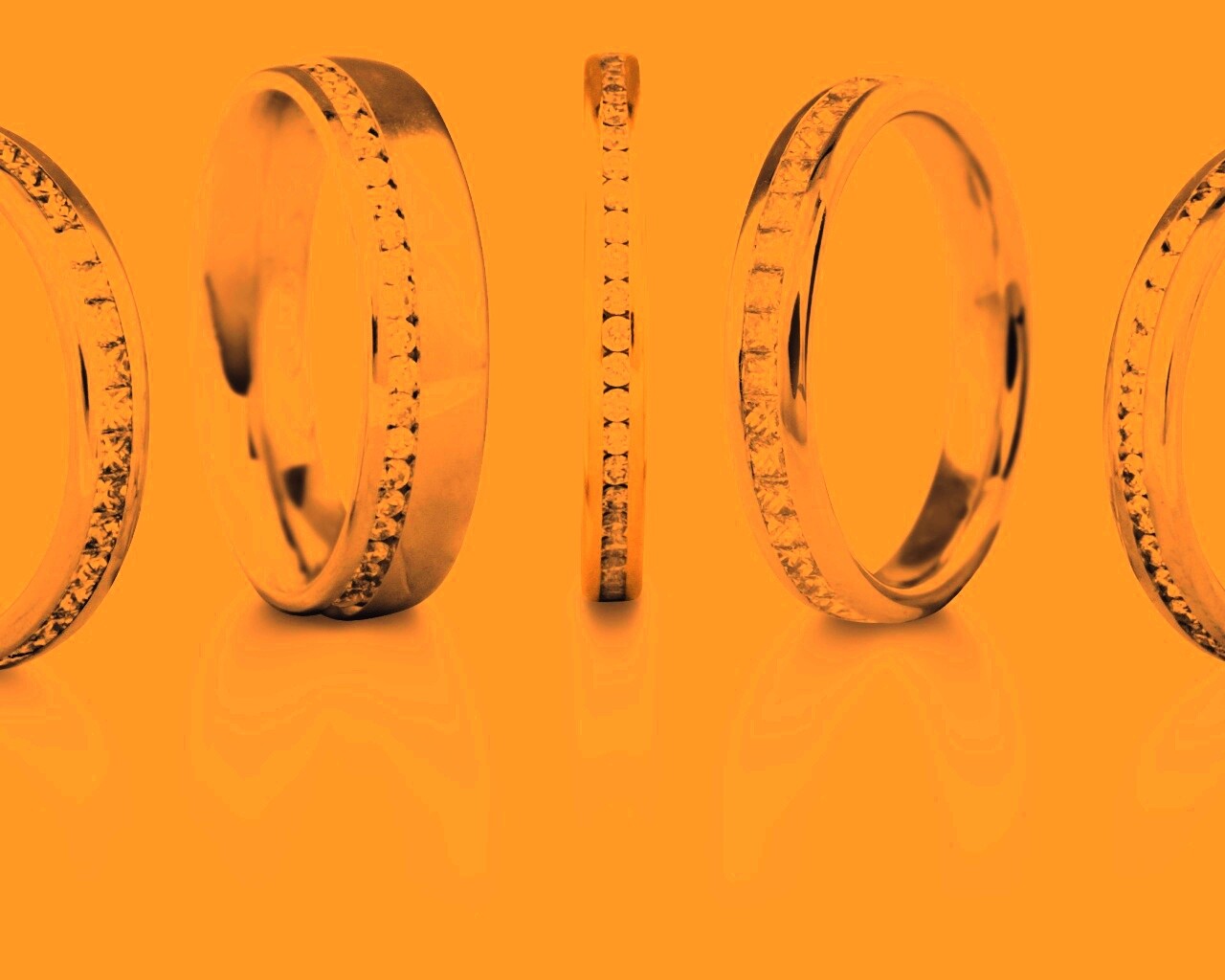 Кольца обои