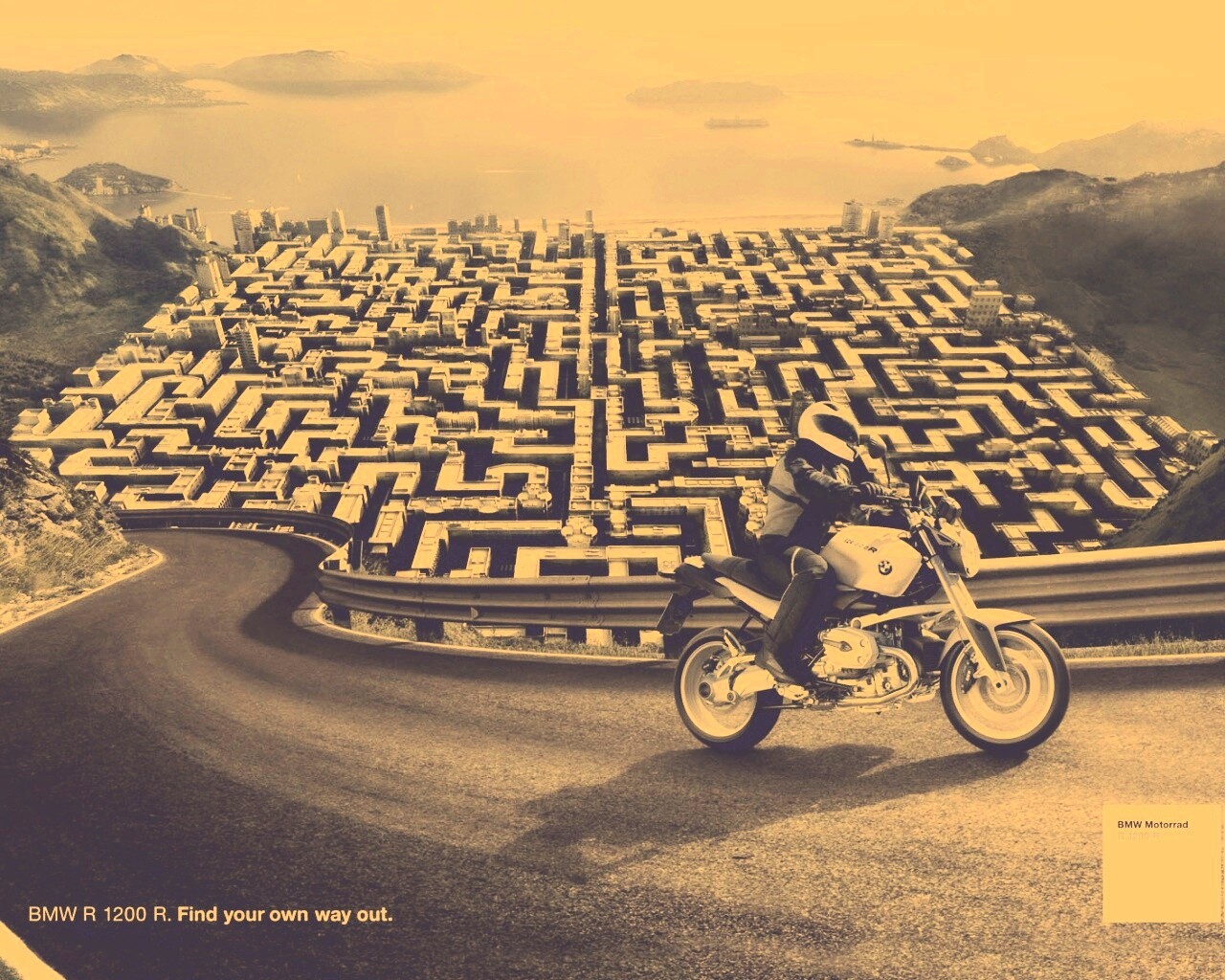 BMW R 1200 R. Найди свой путь наружу. обои