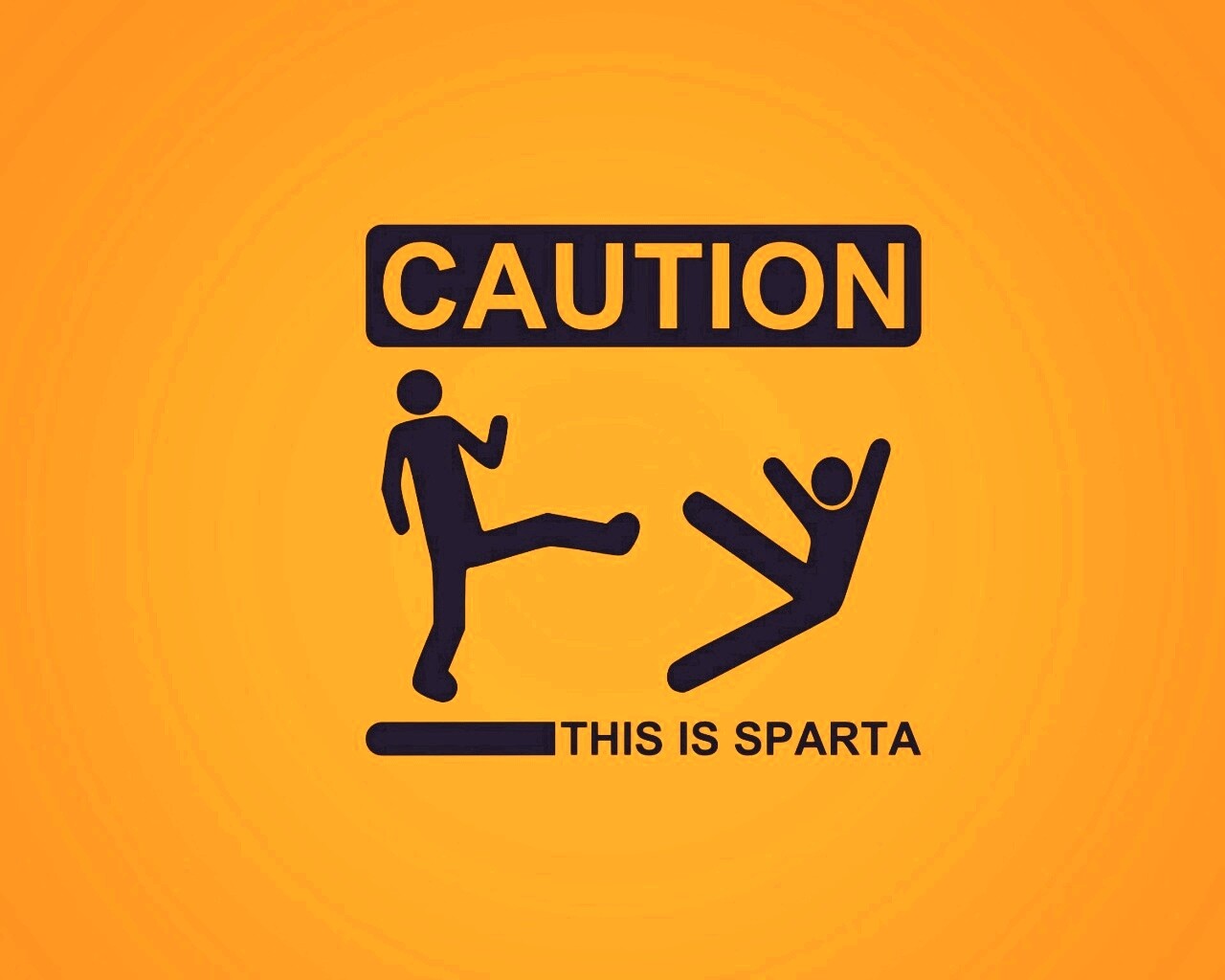 Осторожно, это Спарта обои