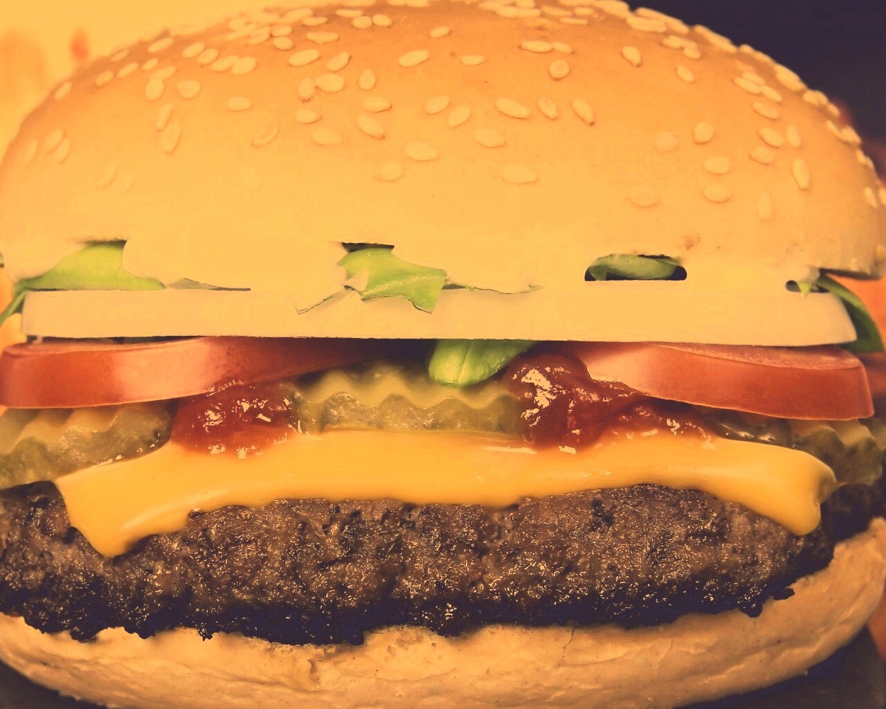 Чизбургер обои