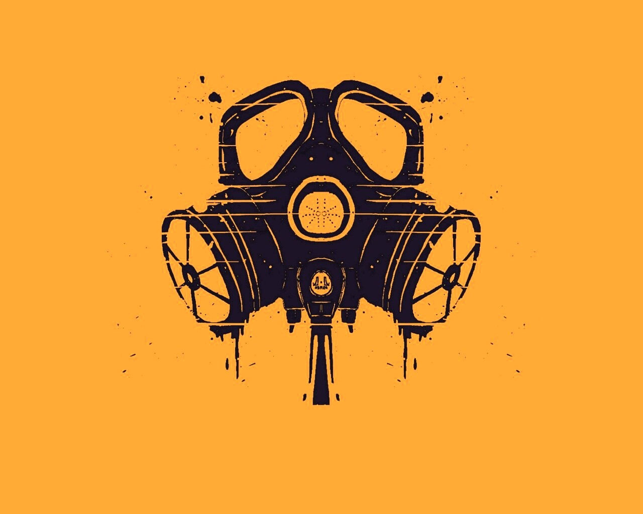 Противогаз обои