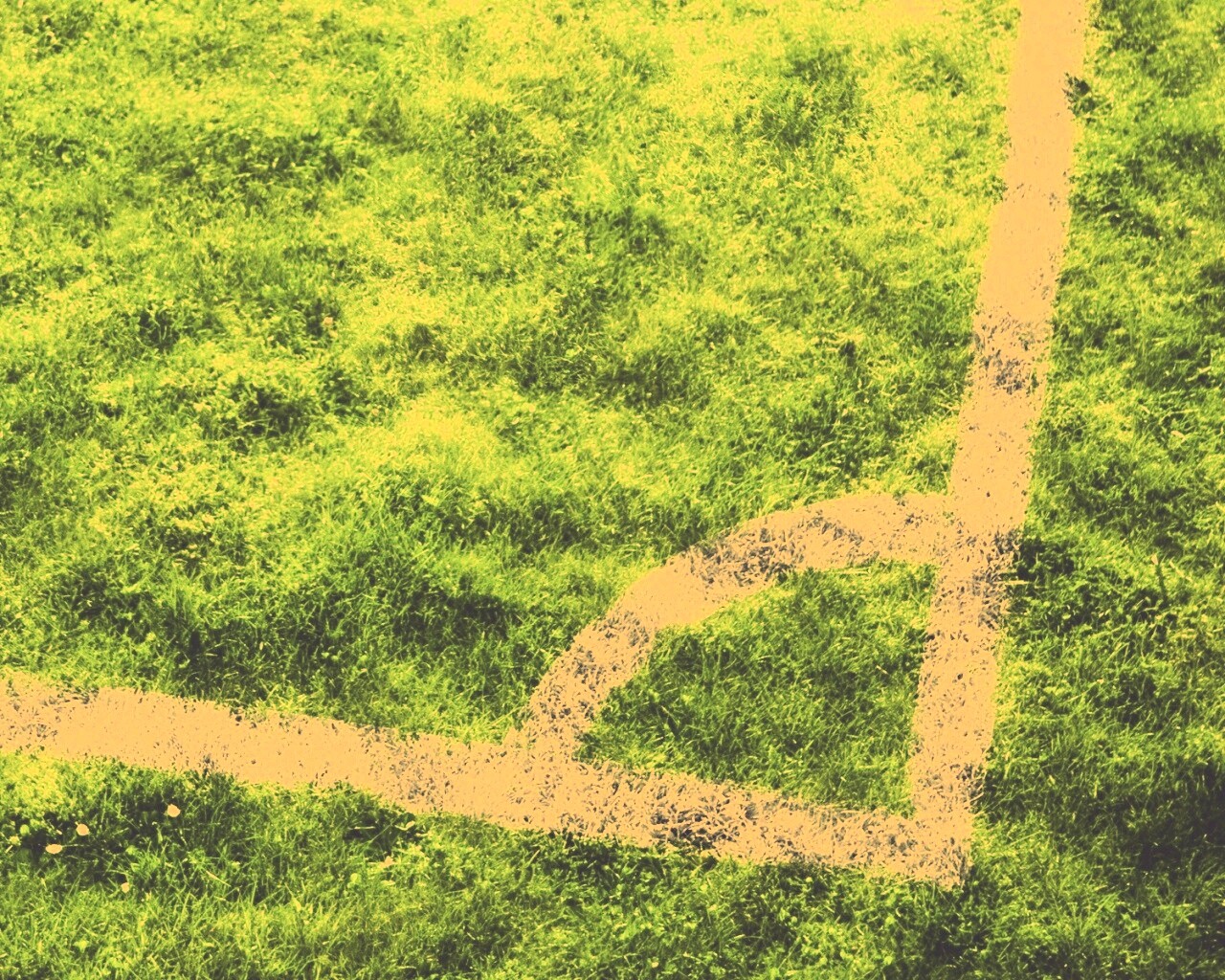 Угол футбольного поля обои