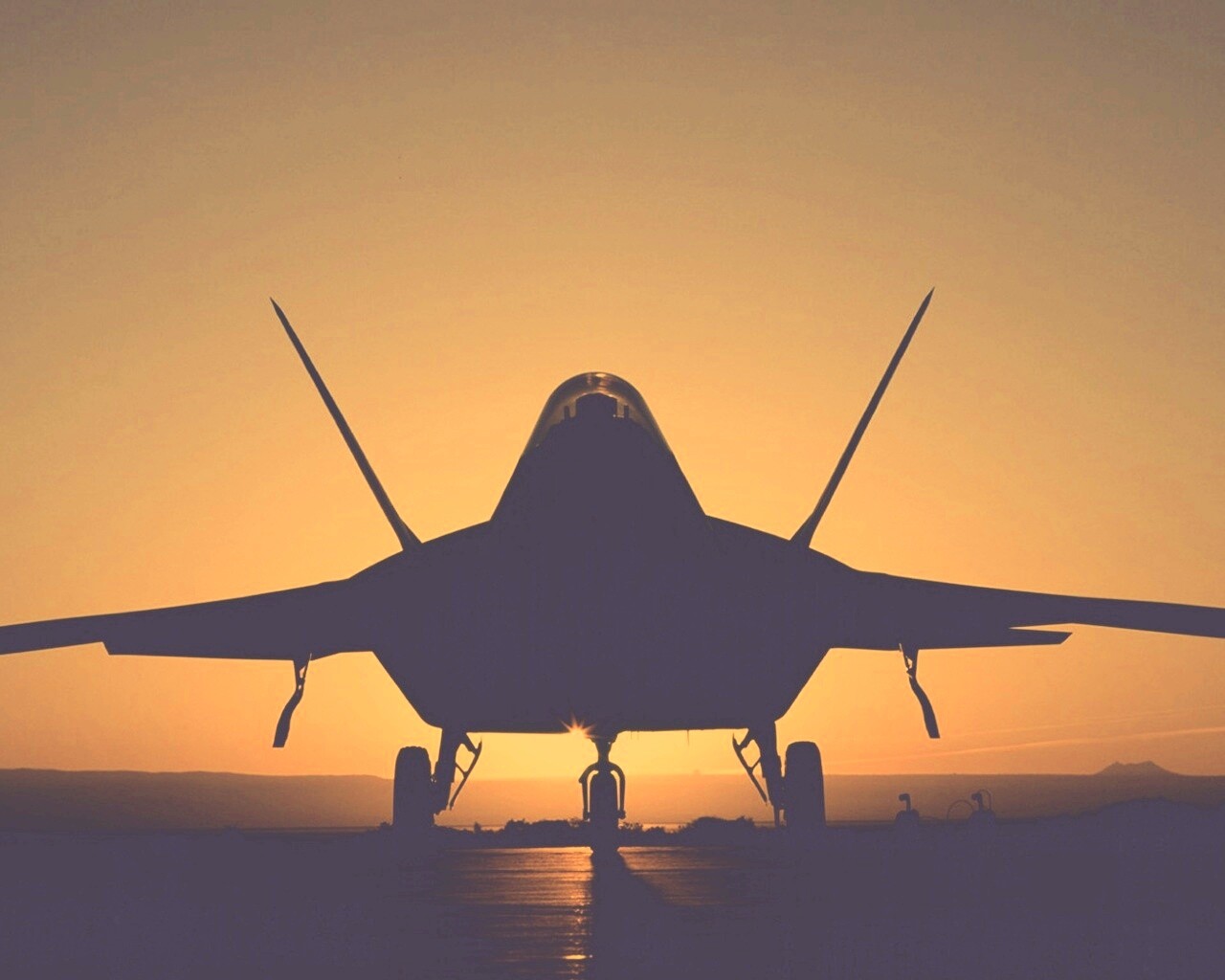 Истребитель F22 обои