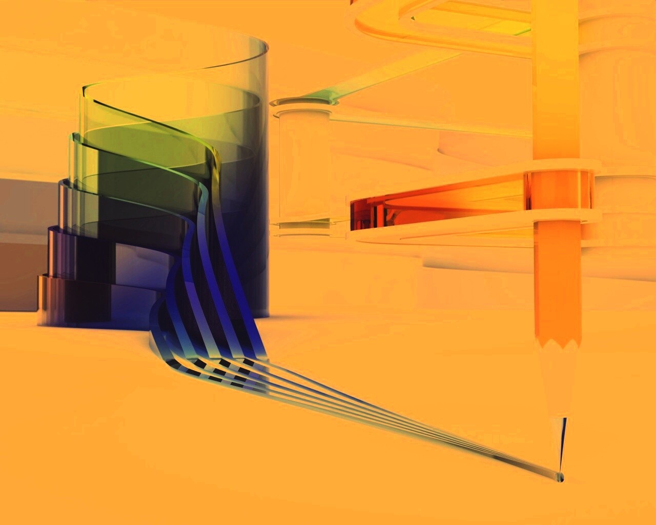 Фантазия карандаша обои