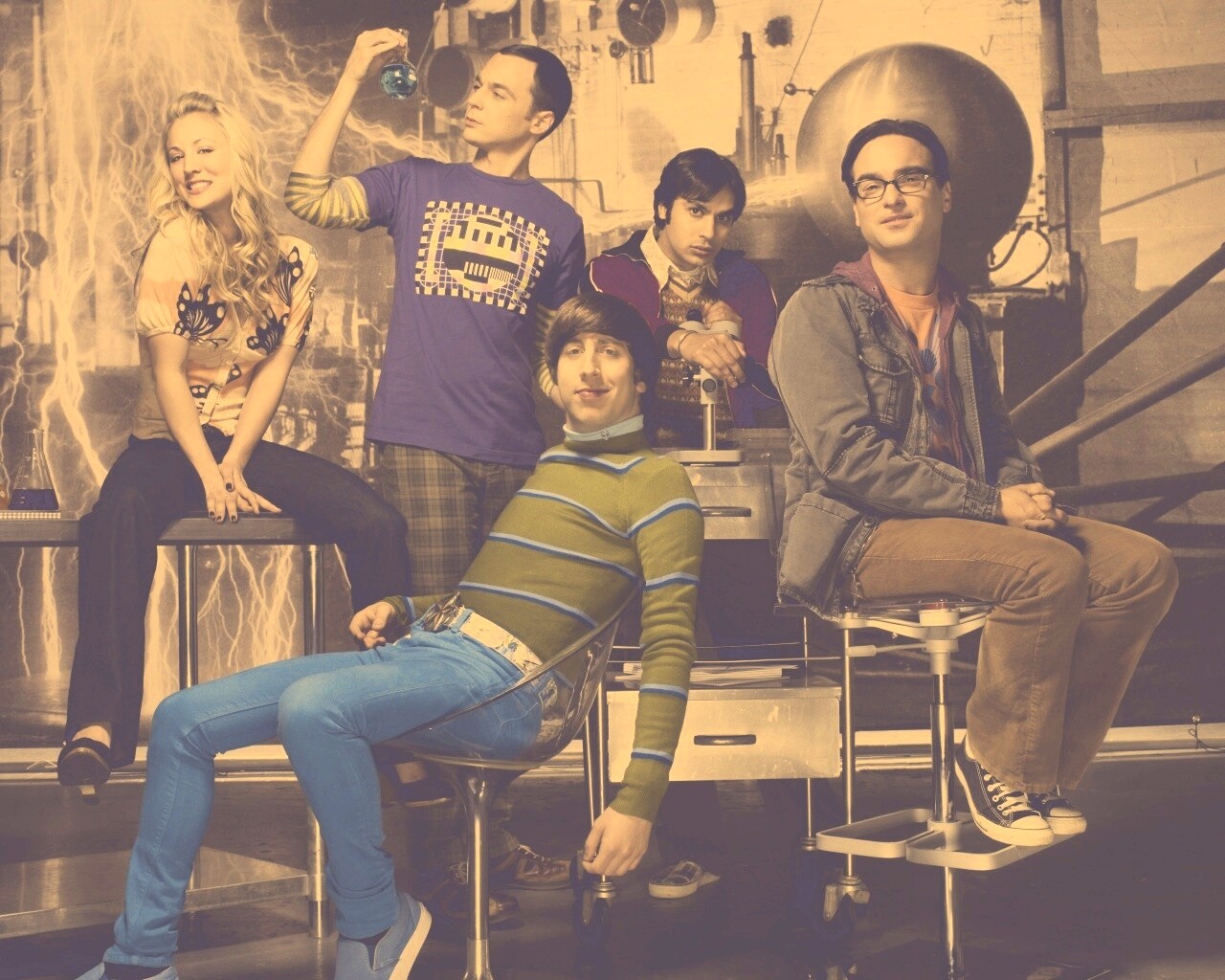 Теория большого взрыва обои