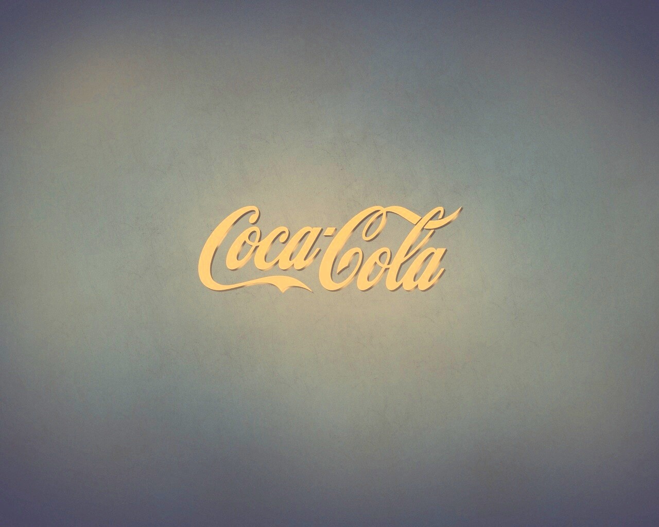 Синий логотип Coca-Cola обои