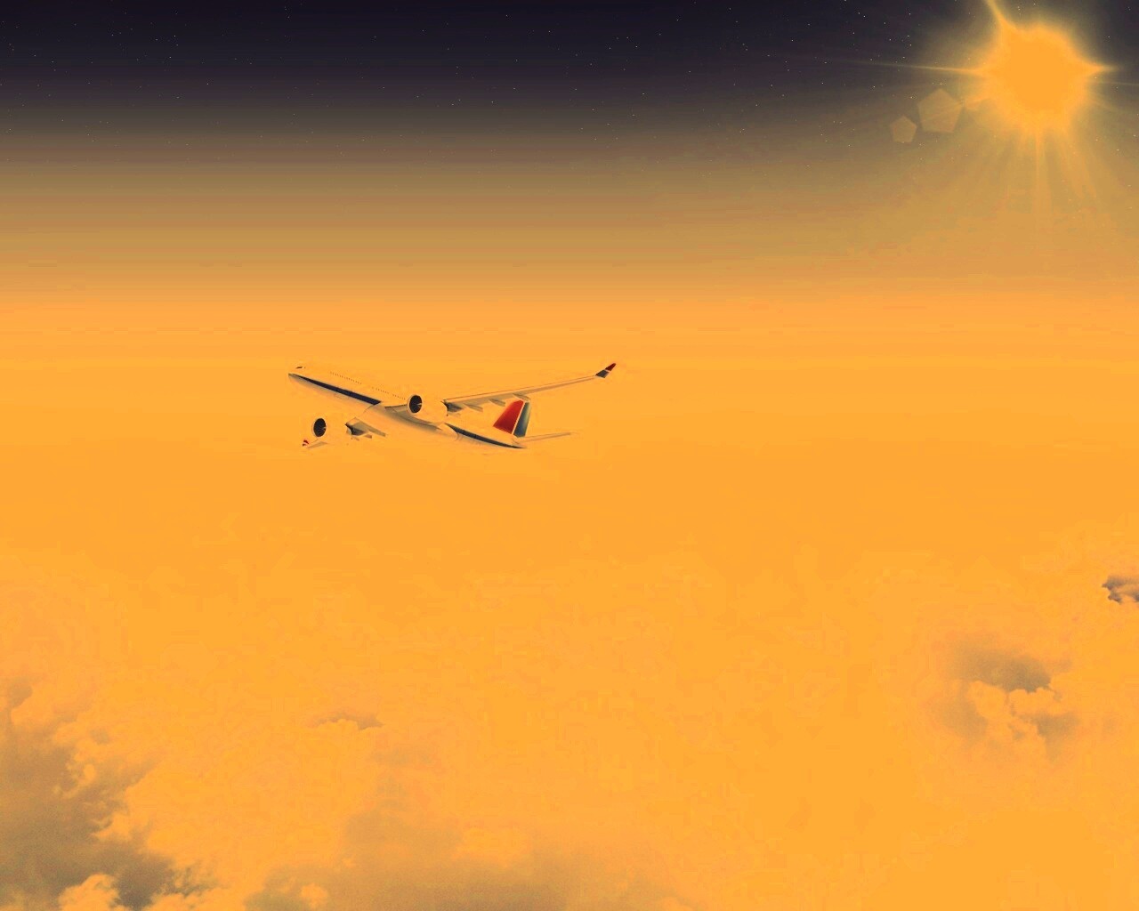 Пассажирский лайнер обои