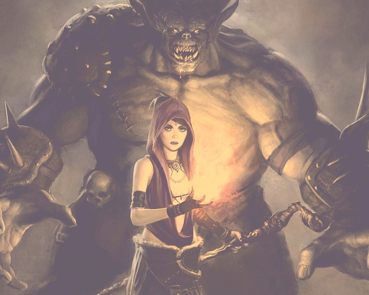 Морриган и порождение зла обои