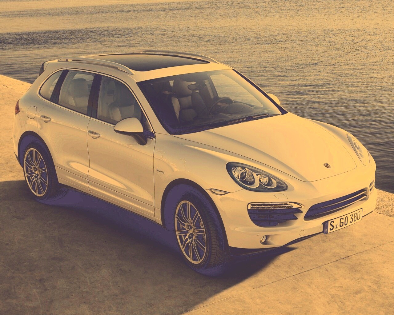 Porsche cayenne обои