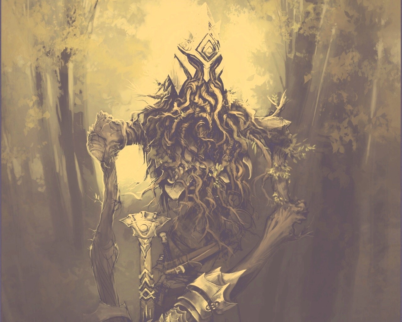 Зеленый король обои