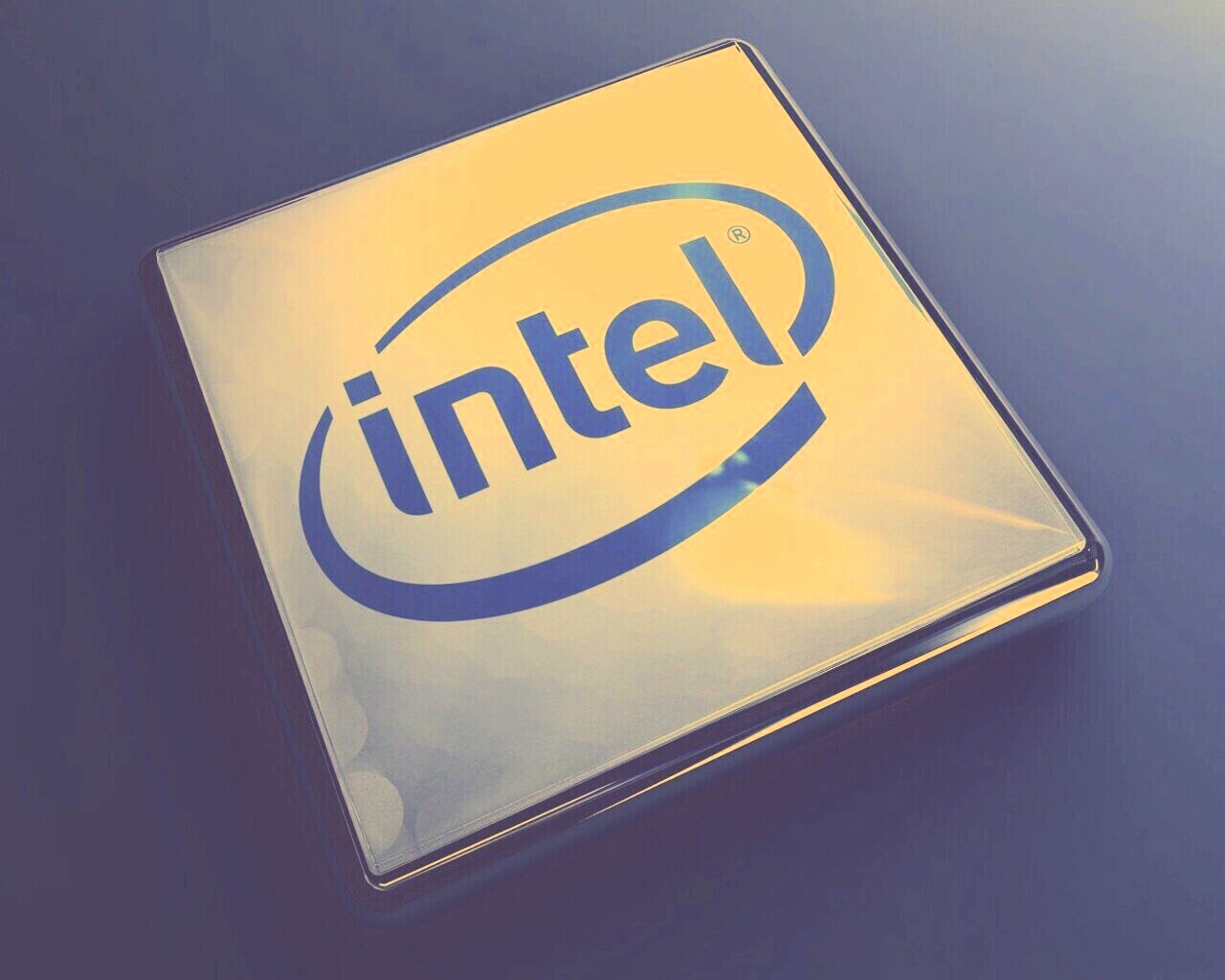 Логотип Intel обои