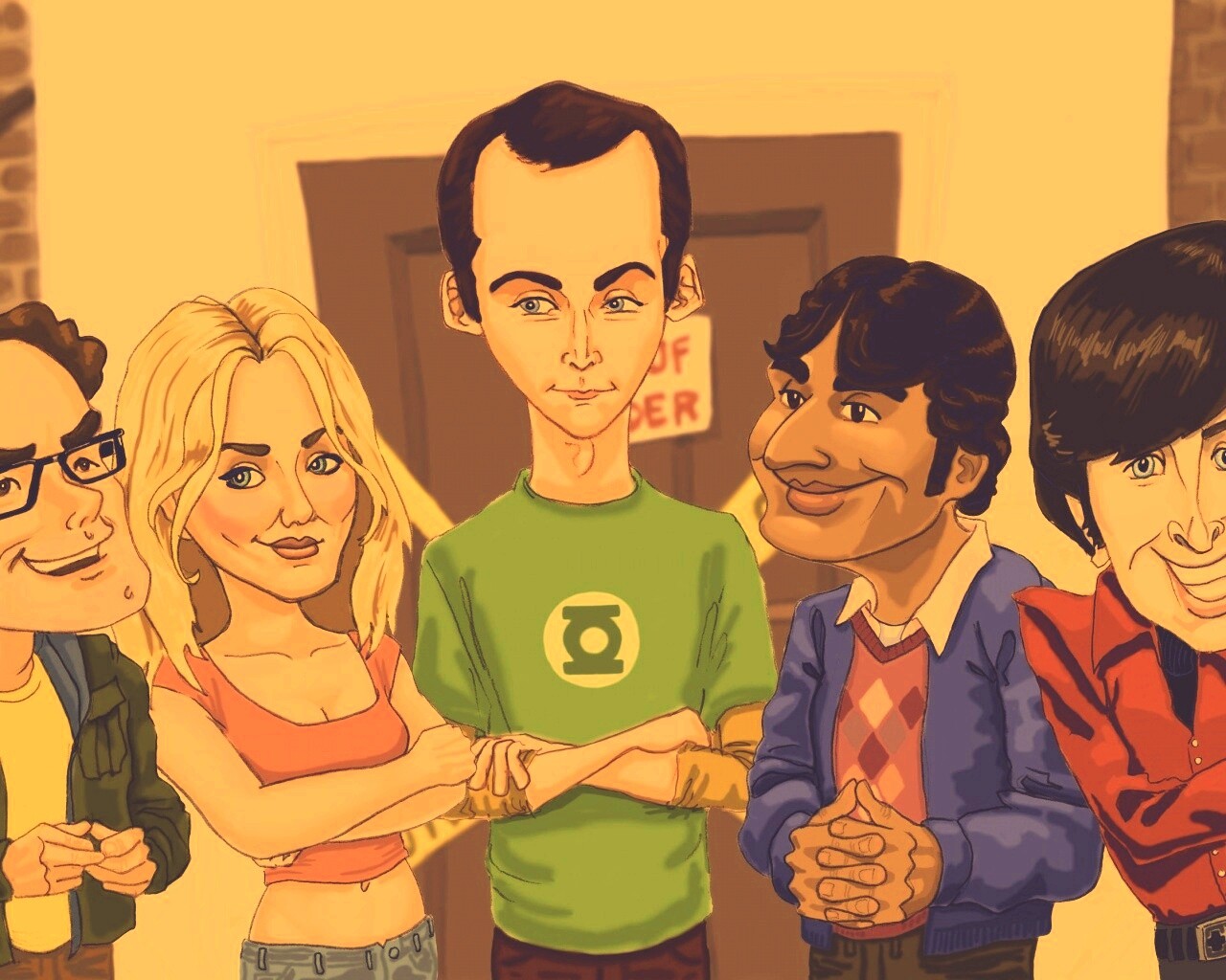 Теория большого взрыва (рисунок) обои