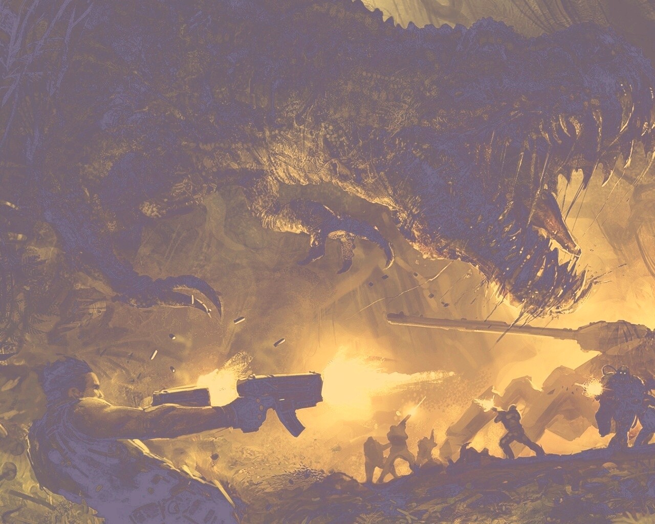 Динозавр обои