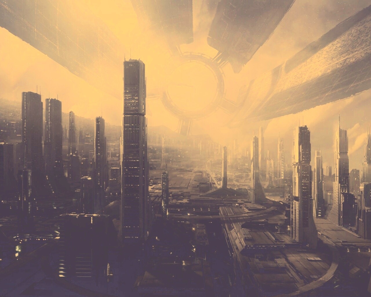 Цитадель из Mass Effect обои