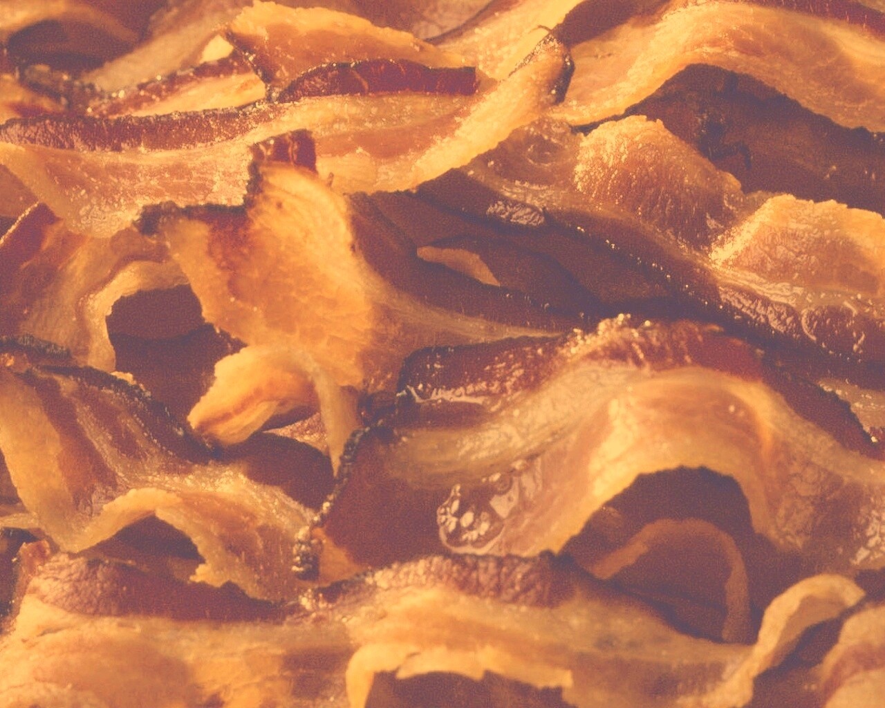 Вкусный жаренный бекончик обои