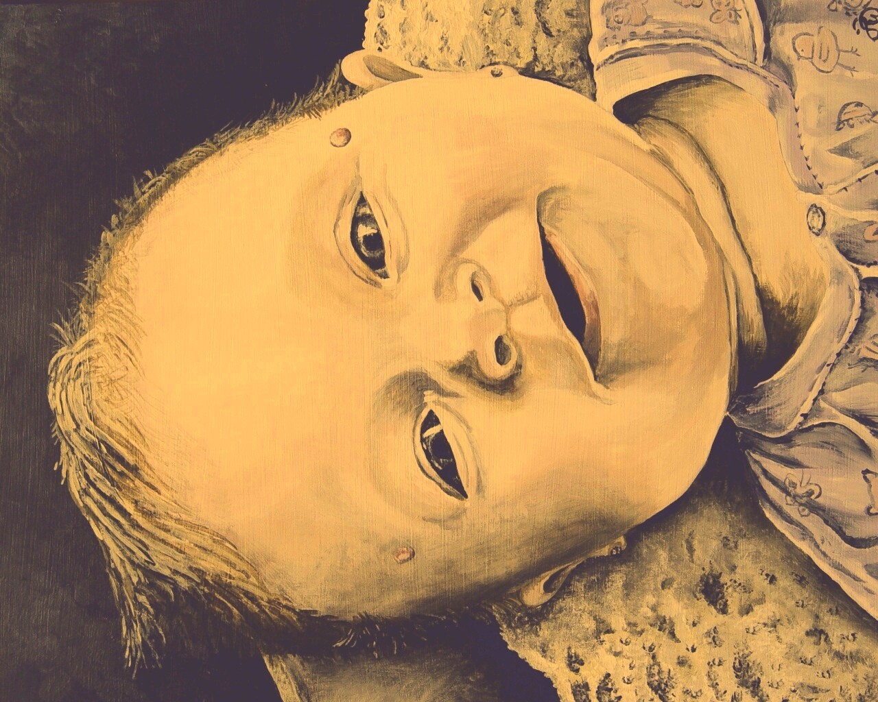 Портрет ребёнка обои