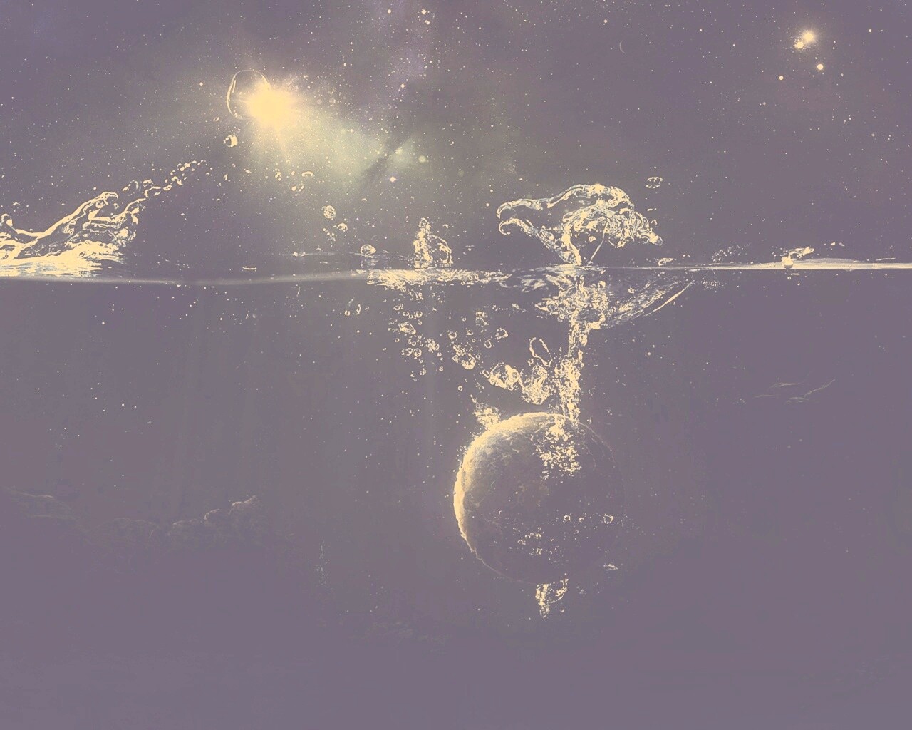 Падение земли обои