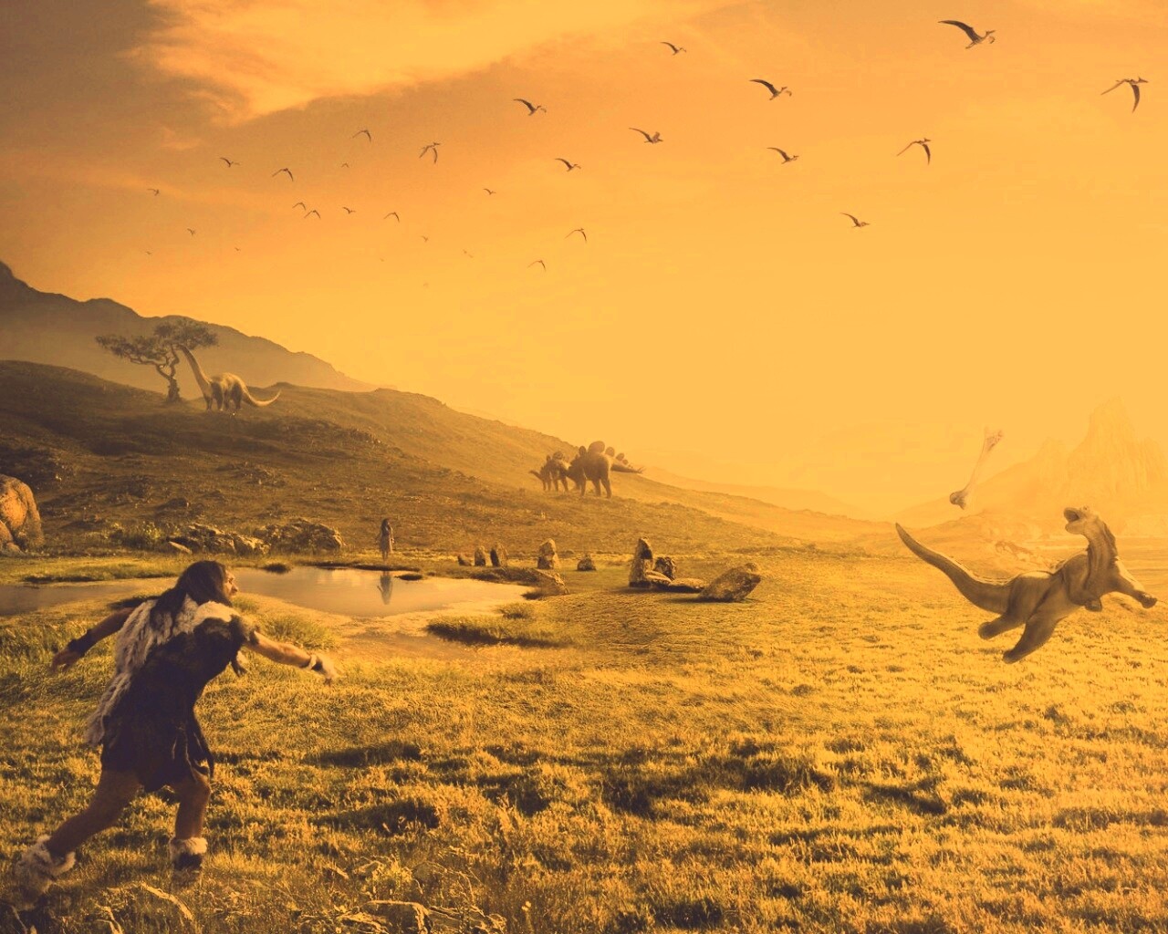 Доисторические игры обои