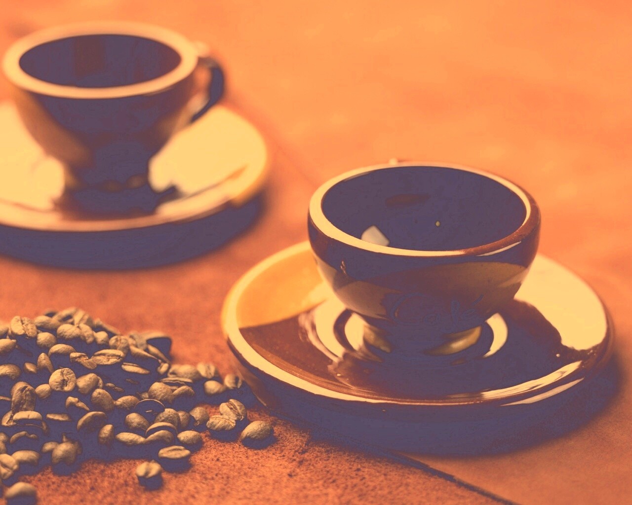 Кофейные чашки обои