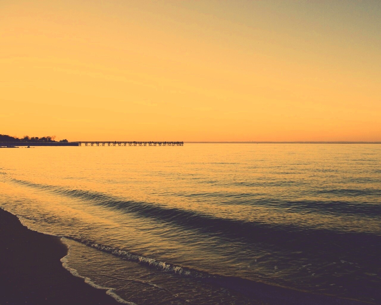 Причал обои