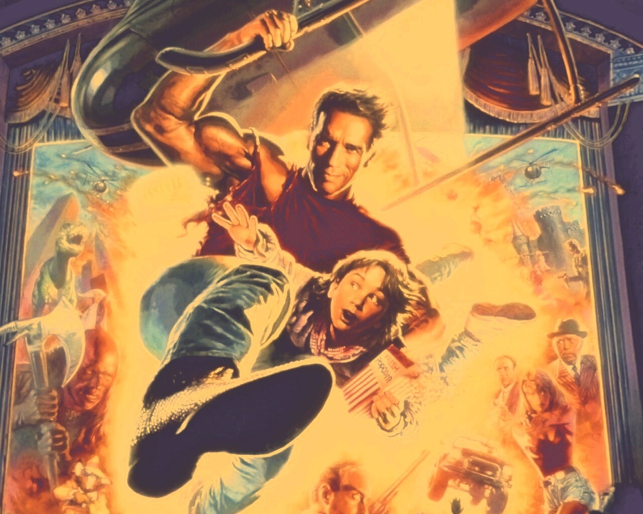 Последний герой боевика обои