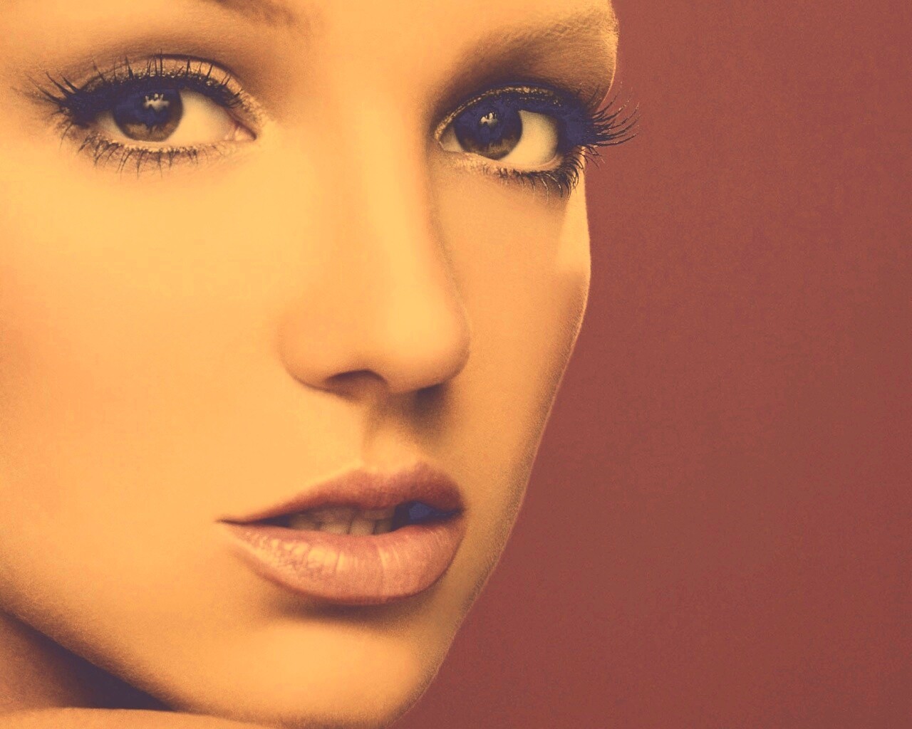 Лицо Бритни обои