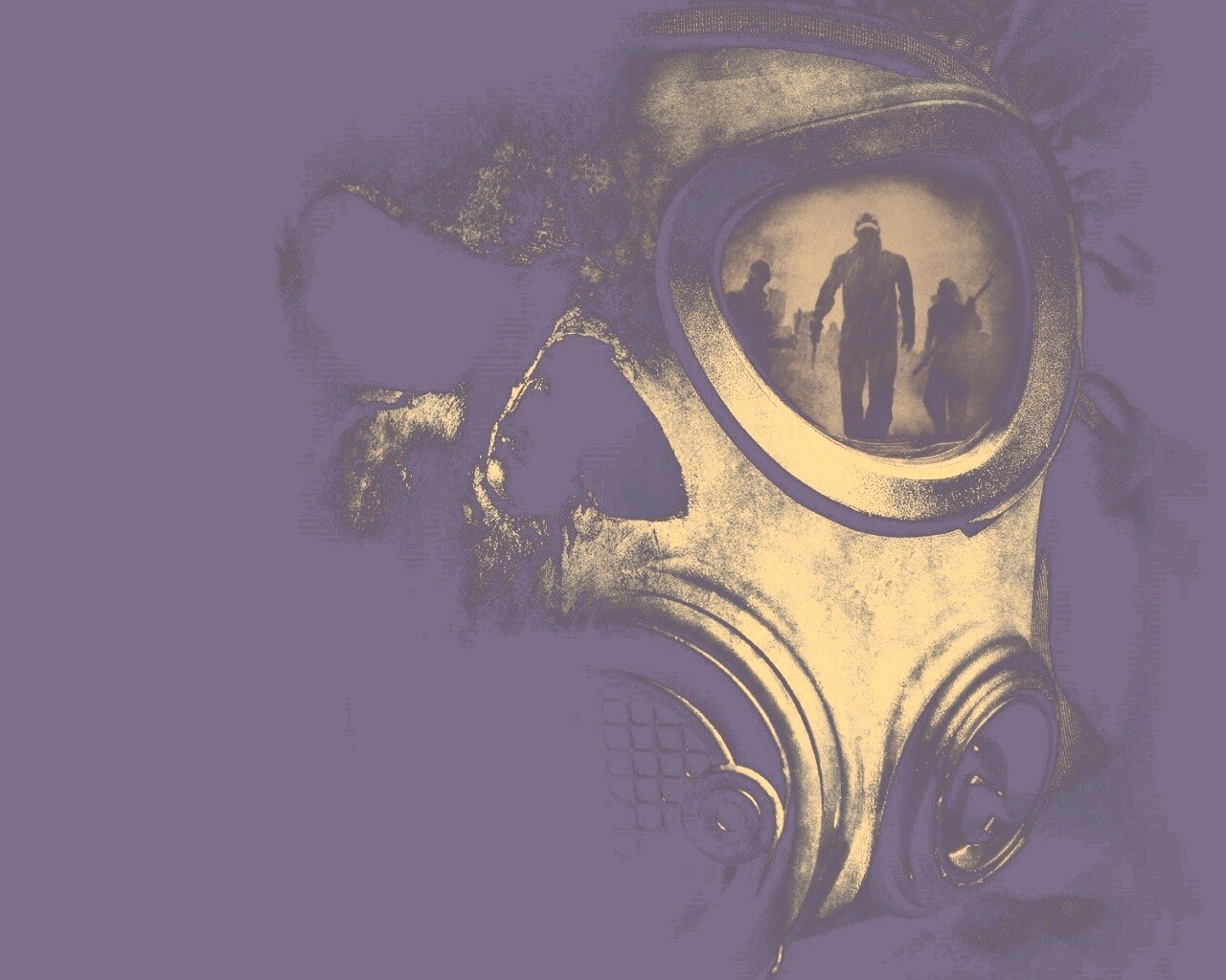 Зловещая маска обои