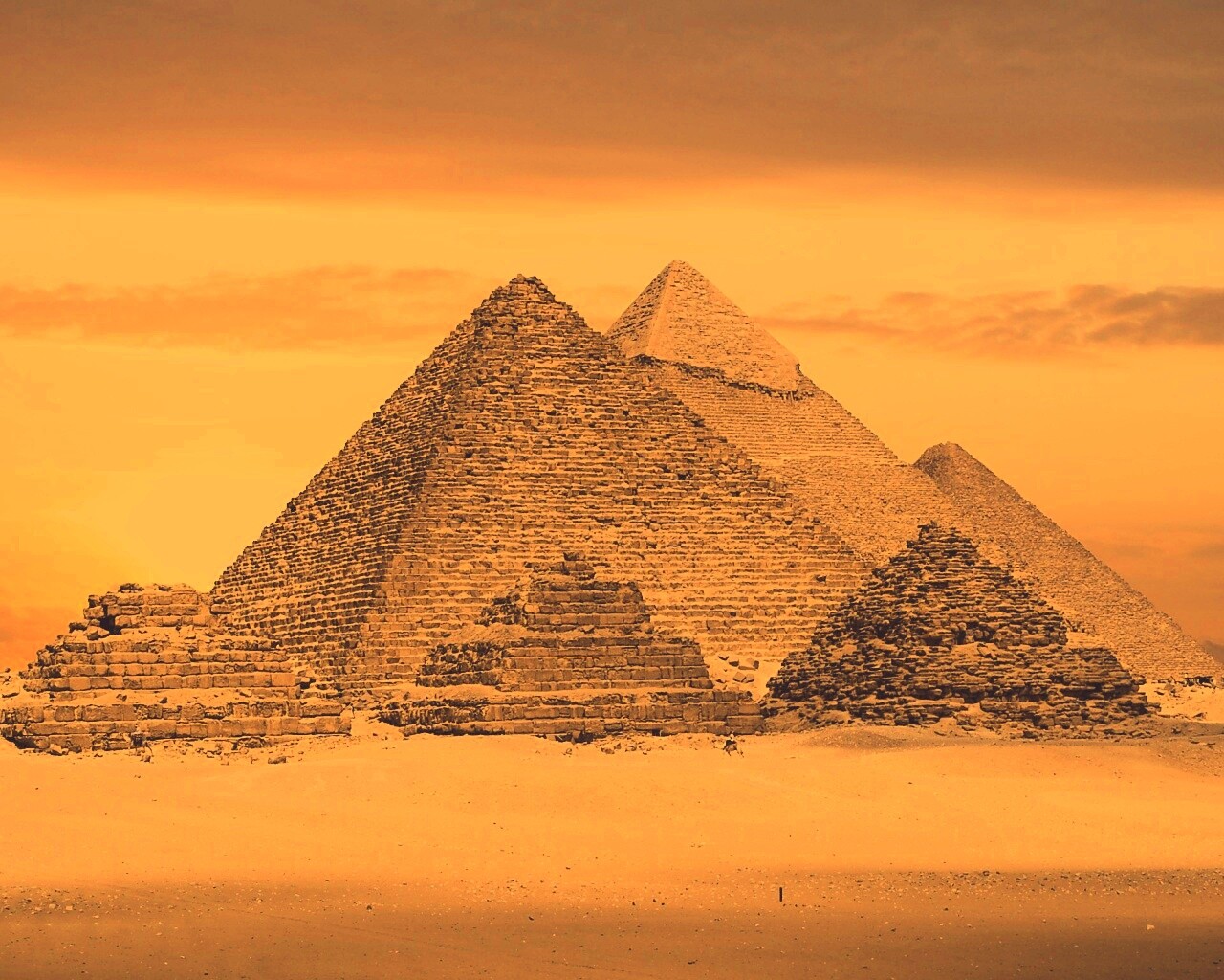 Великие пирамиды в Гизе обои