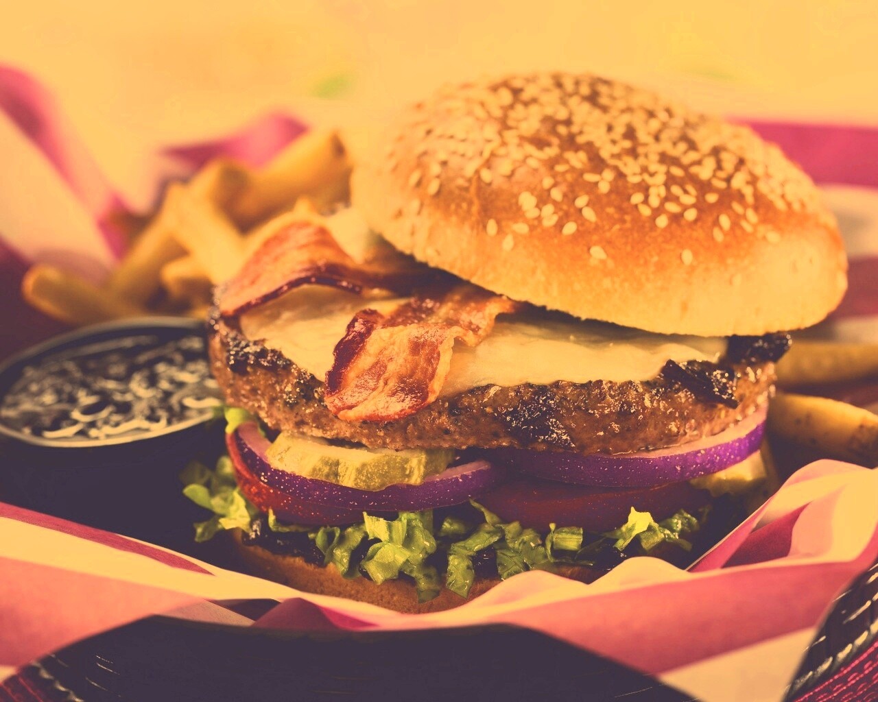 Вкусный сэндвич обои