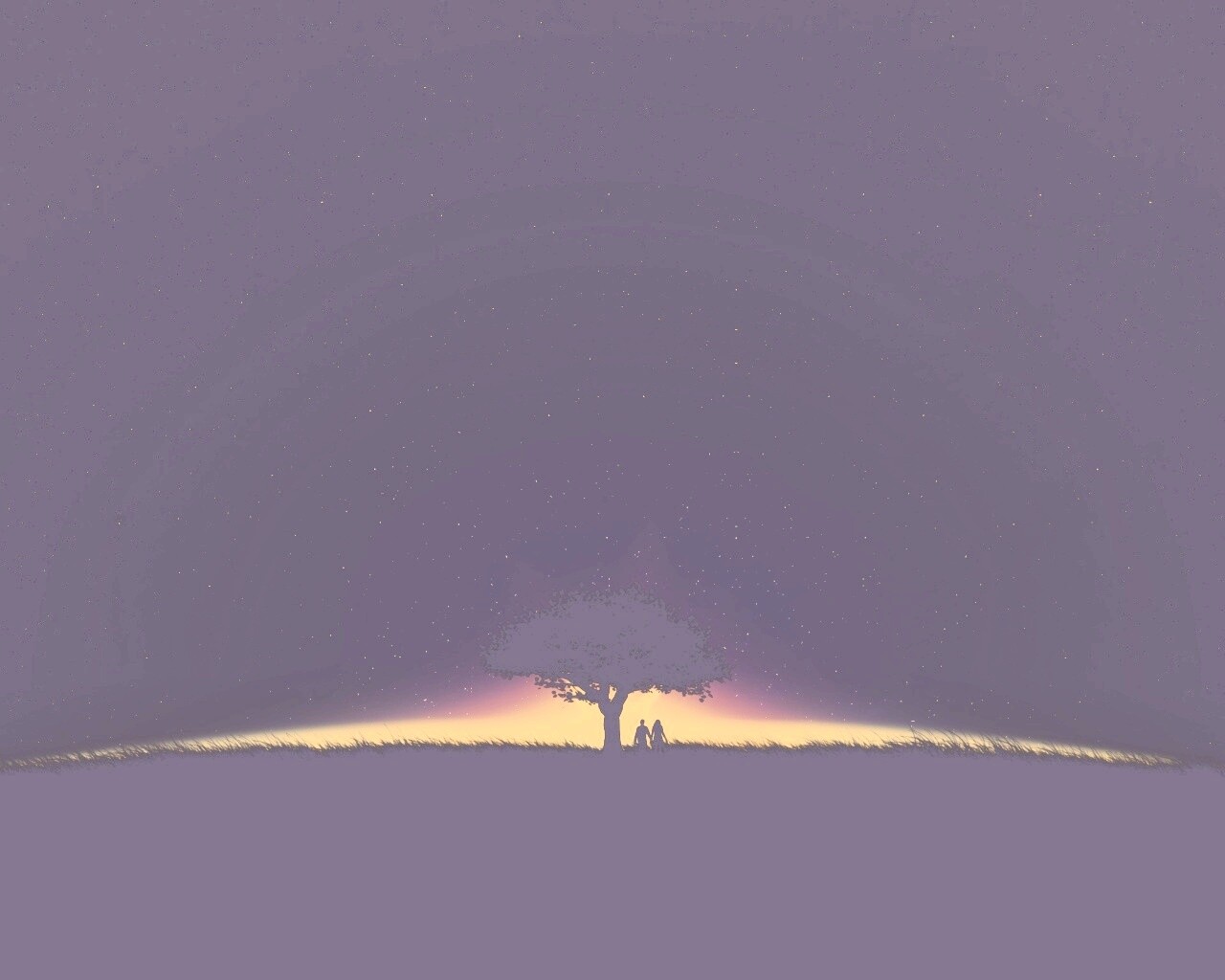 Звёздная ночь обои